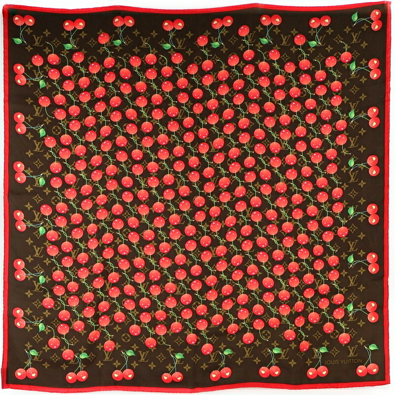 楽天市場】ルイヴィトン Louis Vuitton スカーフ 村上隆 アイラブ