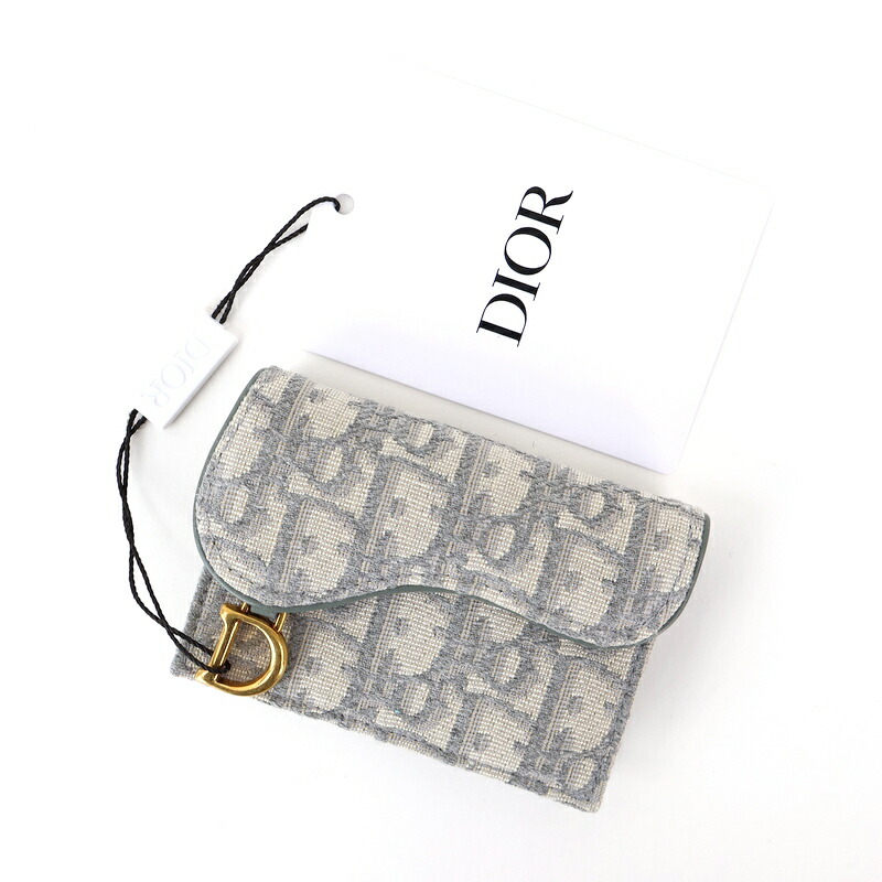 【お洒落カラー♪】DIOR★Saddle Bloom カードホルダー DIOR | Saddle Bloom カードホルダー ディオール オブリーク