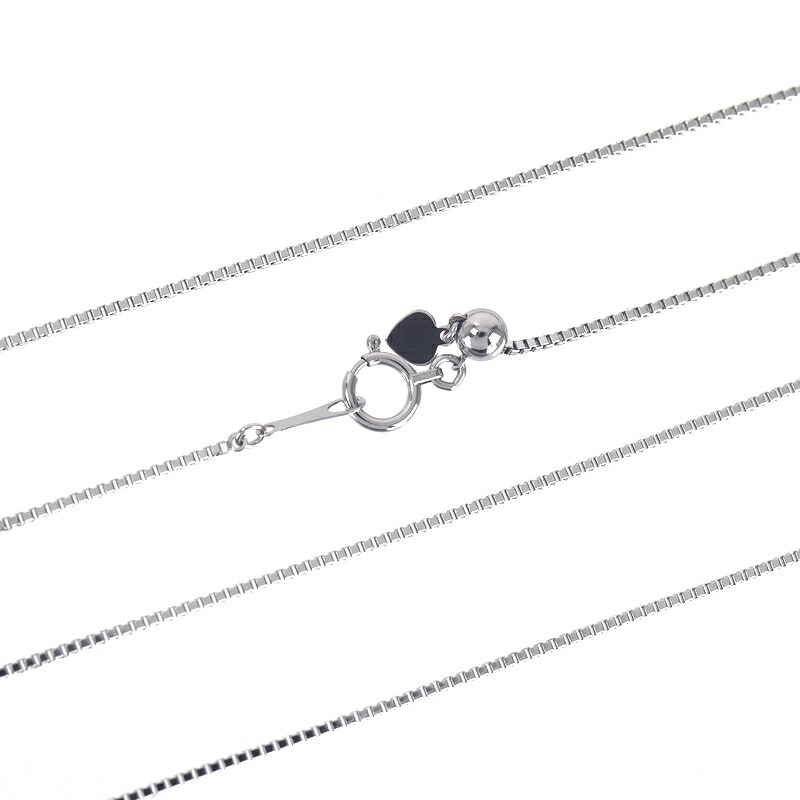 ネックレス チェーン 45cm ベネチアン Pt850 4.1g アジャスター付き メンズ レディース アクトワン【中古】