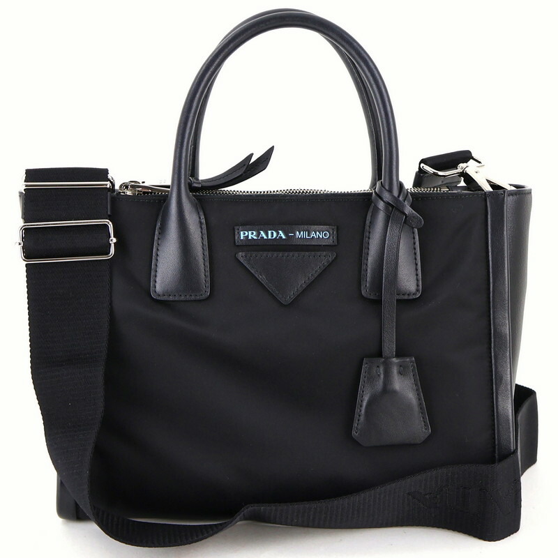 楽天市場】プラダ バッグ レディース ギャザードレザー トートバッグ