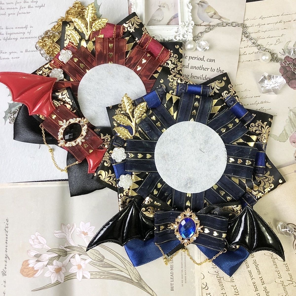 楽天市場】【送料無料】YUYAKESHI 缶バッジ用ロゼット バッジ用 痛