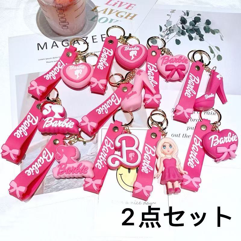 ☆Barbie☆レア！バービー ピンク ブローチ キラキラ ハート