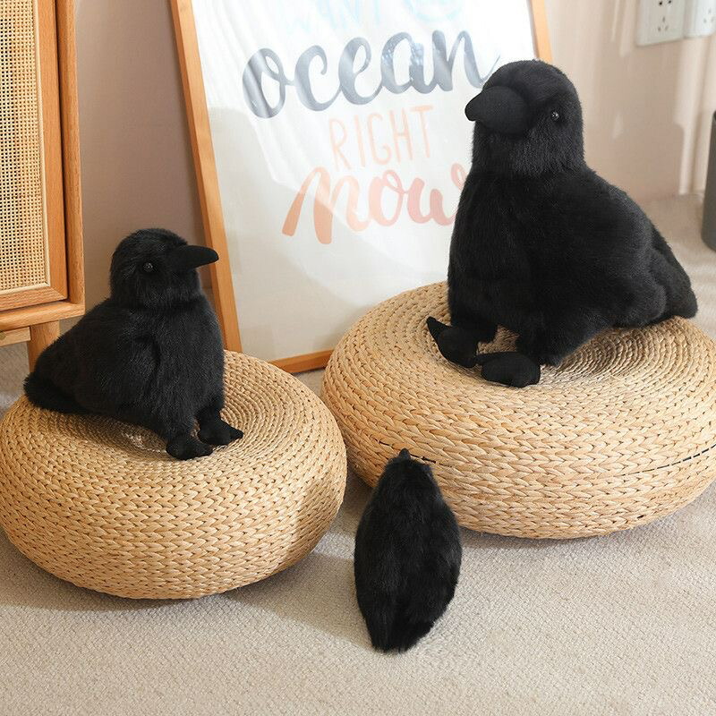 カラスのぬいぐるみ 本革製 作家もの 楽天市場】ケーセン ぬいぐるみ kosen ミヤマカラス 29cm “Ilse