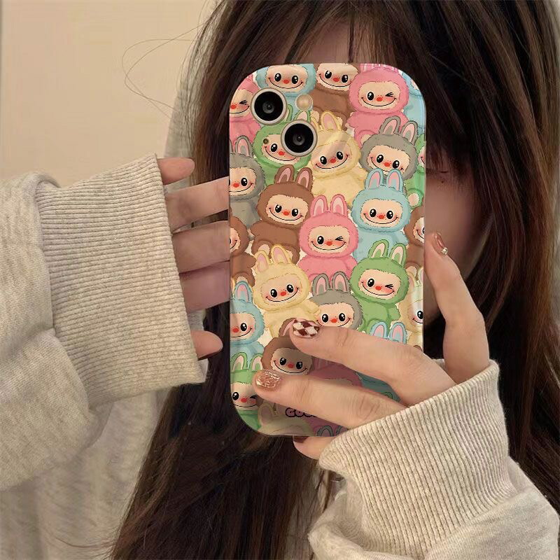 楽天市場】ラブブ スマホケース iPhoneケース かわいい 立体
