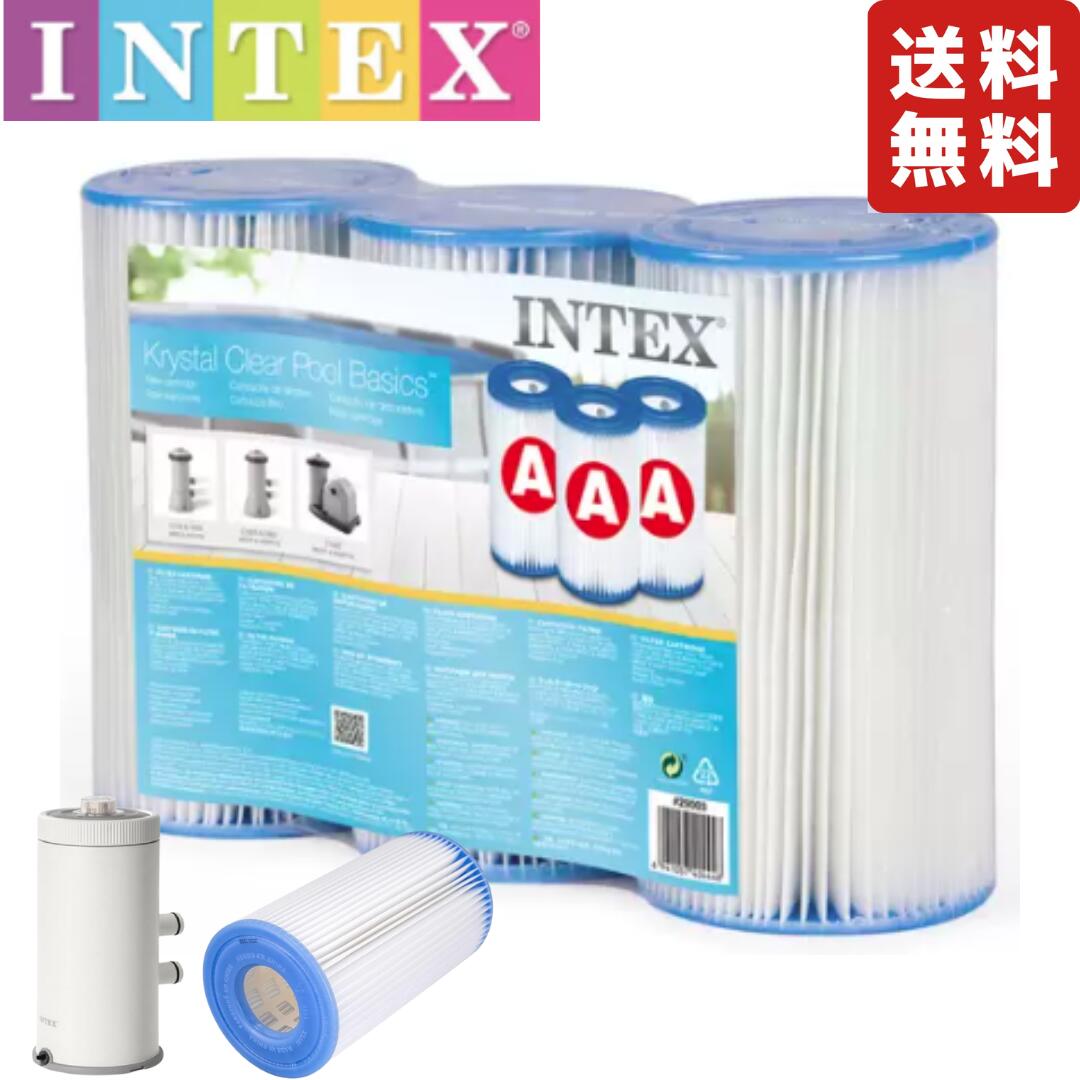 ＼☆新品残りわずか！フィルター3個付き／INTEXプール循環フィルターポンプ ☆新品残りわずか！フィルター3個付き／INTEXプール循環