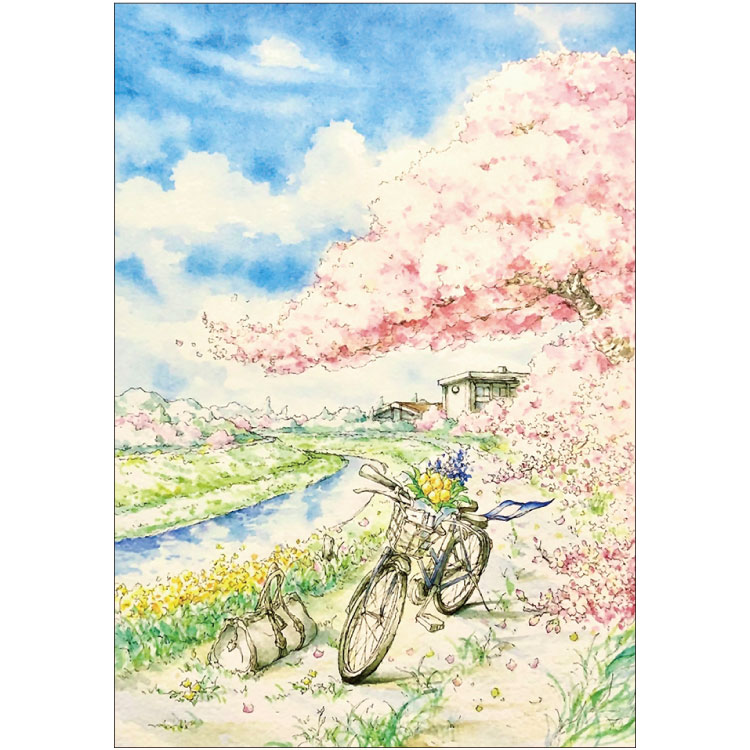 楽天市場】夏・内田新哉ポストカード【海とバス停（内海）】 SU