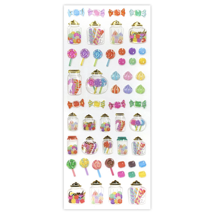 かわいらしく　あめみた〜いシール 100景品 あめみた～いシール（キラあま！）|【堀商店】景品