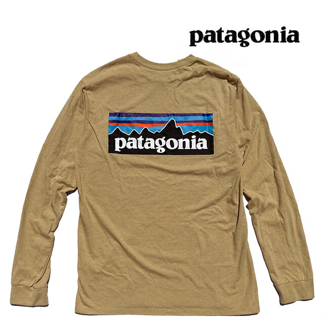 パタゴニア PATAGONIA ロング スリーブ ロゴ レスポンシビリ Tシャツ patagonia パタゴニア ロングスリーブ・ショップ・ステッカー