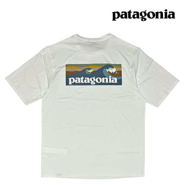 PATAGONIA パタゴニア キャプリーン クール デイリー グラフィック シャツ (ウォーターズ) CAPILENE COOL DAILY GRAPHIC -WATERS BOLW BOARDSHORT LOGO: WHITE 45355