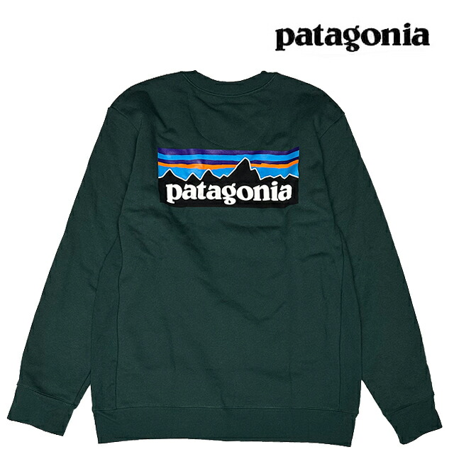 日本未発売品 PATAGONIA パタゴニア P-6 ロゴタイプ アップライザル 労働者の一団 トレーナー P-6 LOGO UPRISAL CREW SWEATSHIRT CASG CASCADE GREEN 39657