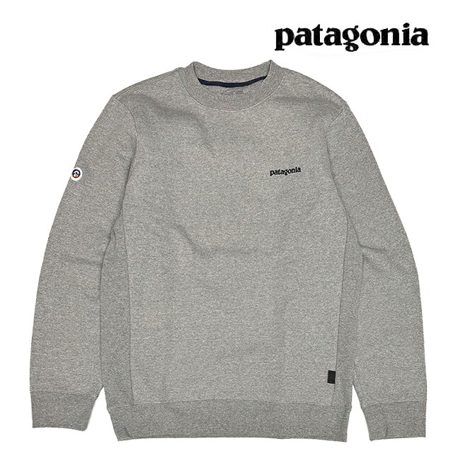 PATAGONIA パタゴニア フィッツロイ アイコン アップライザル 労働者の一団 トレイナー FITZ ROY ICON UPRISAL CREW SWEATSHIRT GLH GRAVEL HEATHER 39667