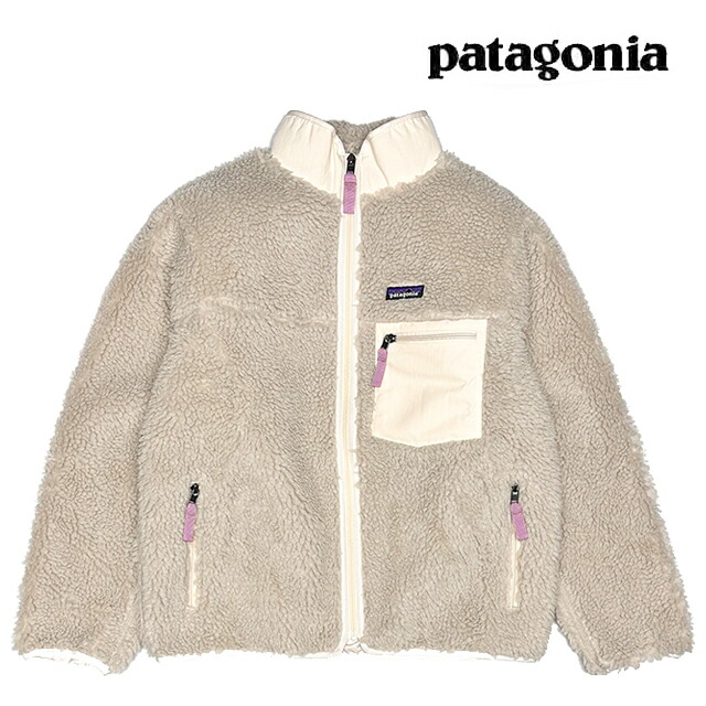 PATAGONIA パタゴニア クラシック レトロX レディース ジャケット WOMEN'S CLASSIC RETRO-X JACKET NLVI NATURAL W/LIGHT VIOLET 23075