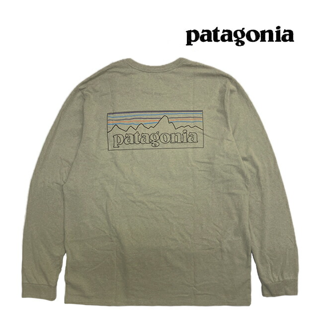PATAGONIA パタゴニア ロングスリーブ P-6 ロゴ レスポンシビリティー LONG-SLEEVED P-6 LOGO RESPONSIBILI-TEE POGM P-6 OUTLINE: GUMTREE GREEN 38518