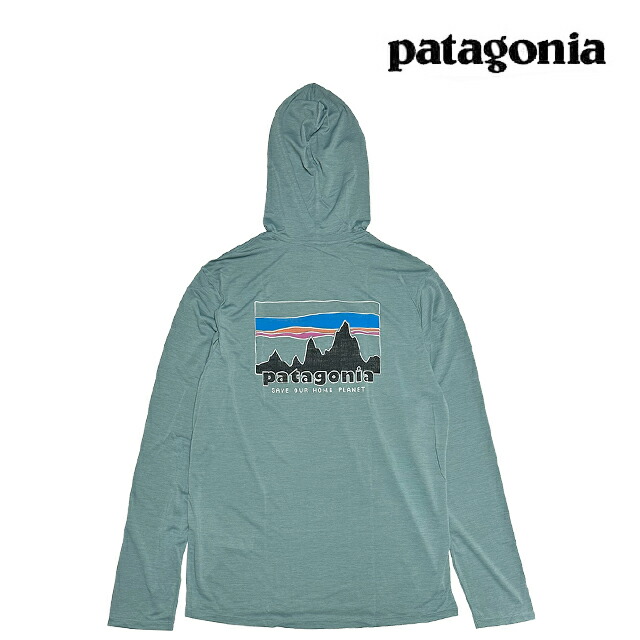PATAGONIA パタゴニア キャプリーン 冷やりとした デイリー フーディ \u002773 視水平線 CAPILENE COOL DAILY HOODY \u002773 SKYLINE BSLX BLUE SAGE - LIGHT BLUE SAGE X-DYE 45469 メンズファッション-トップス-Tシャツ・カットソー