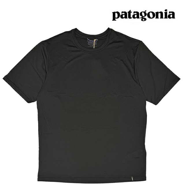 PATAGONIA パタゴニア キャプリーン 冷やりとした デイリー プルオーバー CAPILENE COOL DAILY SHIRT BLK BLACK 45216 速乾 メンズファッション-Tシャツ・カットソー