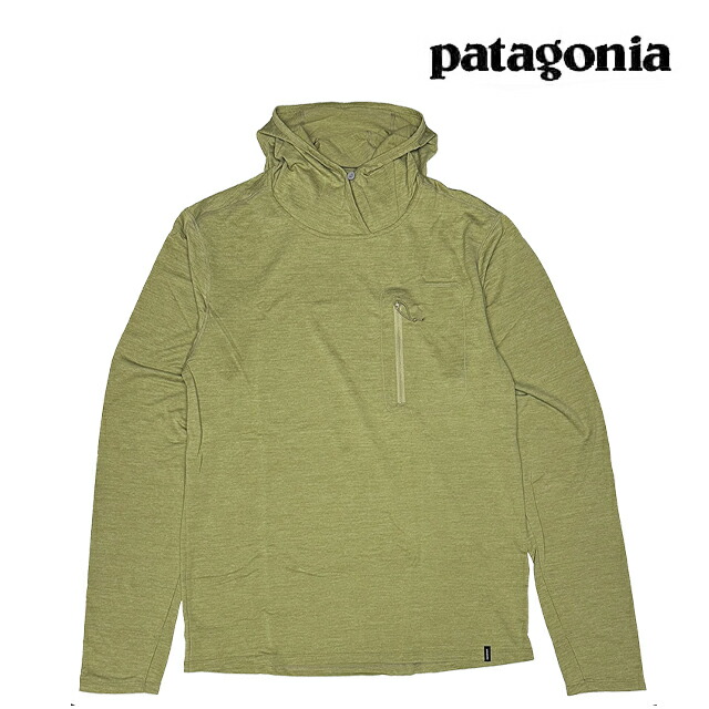 PATAGONIA パタゴニア キャプリーン 冷やりとした サン フーディ CAPILENE COOL SUN HOODY GGNX GUMTREE GREEN - LIGHT GUMTREE GREEN X-DYE 44800 速乾