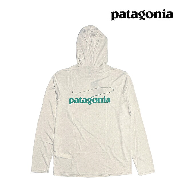 PATAGONIA パタゴニア キャプリーン クール デイリー フーディ キャスティング ロゴ CAPILENE COOL DAILY HOODY CASTING LOGO DYWH DYNO WHITE 45467