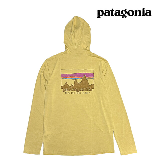 PATAGONIA パタゴニア キャプリーン クール デイリー フーディ '73 スカイライン CAPILENE COOL DAILY HOODY '73 SKYLINE LMYX LIMESTONE YELLOW - LIGHT LIMESTONE YELLOW X-DYE 45469｜ACTIVE BOARD SELECT 9,324円