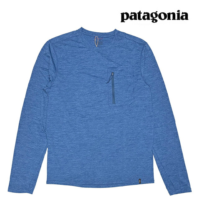 PATAGONIA パタゴニア ロングスリーブ キャプリーン クール サン シャツ CAPILENE COOL SUN SHIRT AQBX AQUATIC BLUE - LIGHT AQUATIC BLUE X-DYE 44790 速乾