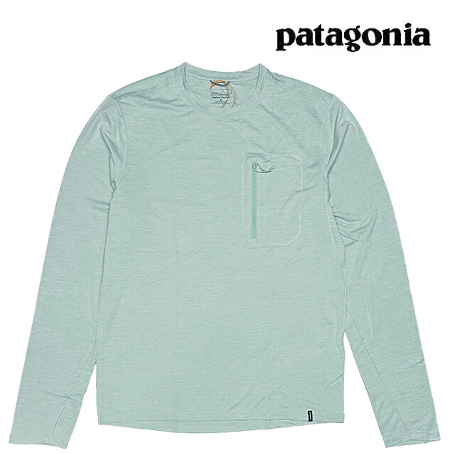 PATAGONIA パタゴニア ロングスリーブ キャプリーン クール サン シャツ CAPILENE COOL SUN SHIRT TBIX THERMAL BLUE - THIN ICE X-DYE 44790 速乾