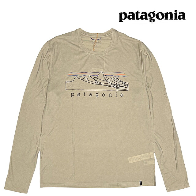 PATAGONIA パタゴニア ロングスリーブ キャプリーン クール トレイル シャツ ストラタピークス LONG-SLEEVED CAPILENE COOL TRAIL SHIRT STRATAPEAKS WSTO WEATHERED STONE 23711
