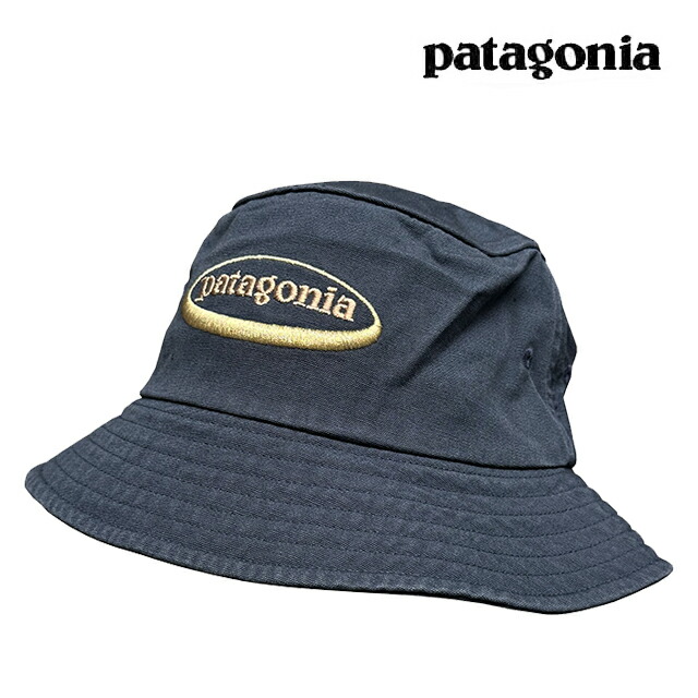 PATAGONIA パタゴニア 井戸釣瓶 かぶり笠 BUCKET HAT OLSM \u002795 OVAL LOGO: SMOLDER BLUE 33595 井戸釣瓶
