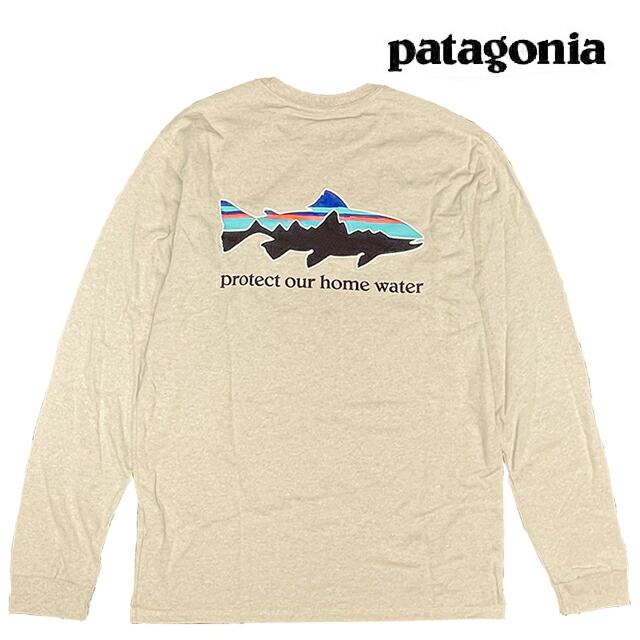 PATAGONIA パタゴニア ロングスリーブ ホーム ウォーター トラウト レスポンシビリティー LONG SLEEVE HOME WATER TROUT RESPONSIBILI-TEE ORTN 37574 長袖