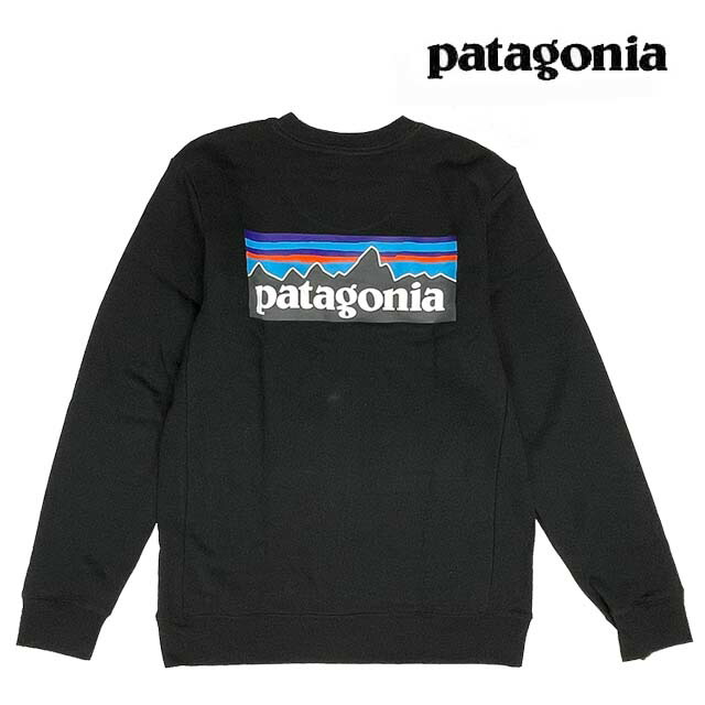 日本未発売品 PATAGONIA パタゴニア P-6 ロゴ アップライザル クルー スウェットシャツ P-6 LOGO UPRISAL CREW SWEATSHIRT BLK BLACK 39657