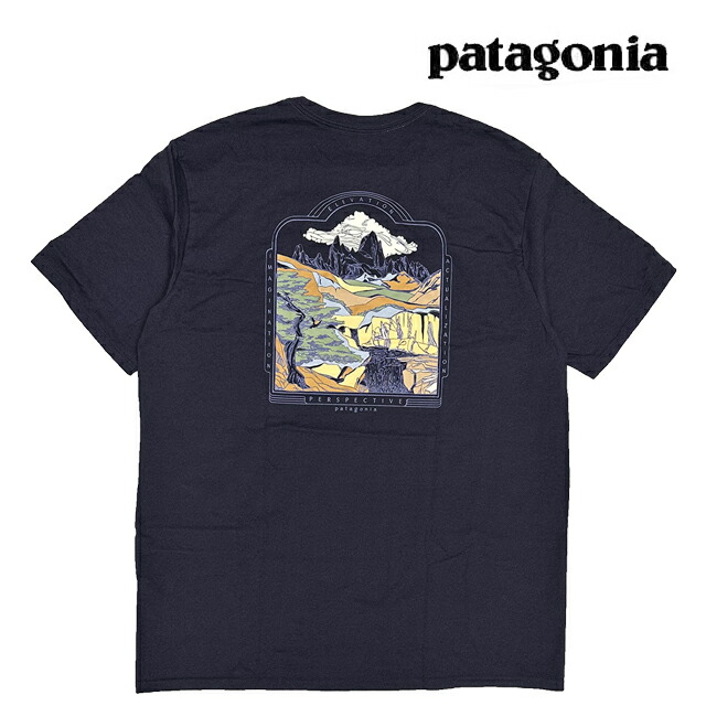 PATAGONIA パタゴニア 50 イヤー レスポンシビリティー 50 YEAR RESPONSIBILI-TEE TLVN THE LONG VIEW: NEW NAVY 37690