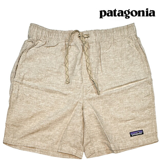 PATAGONIA パタゴニア ショートパンツ バギーズ ナチュラル 6 1/2インチ BAGGIES NATURAL - 6 1/2 IN CYMK CHAMBRAY: MOJAVE KHAKI 58056｜ACTIVE BOARD SELECT