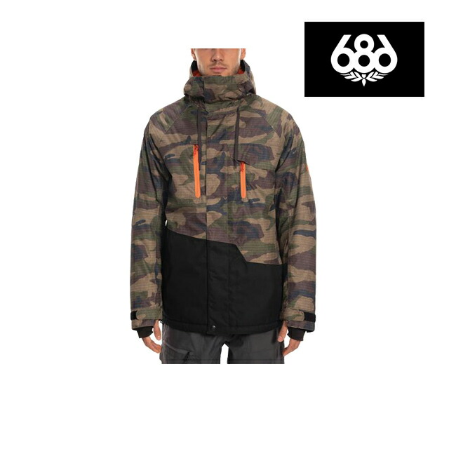 【楽天市場】686 シックスエイトシックス ロクハチ ジャケット GEO INSULATED JACKET DARK CAMO ...