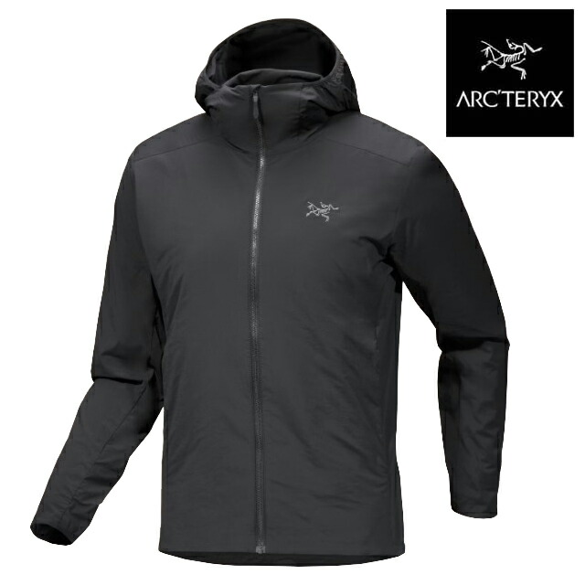 滑らかな表面【ARC'TERYX】フーディ アークテリクス ARC'TERYX アトム フーディ メンズ(Black