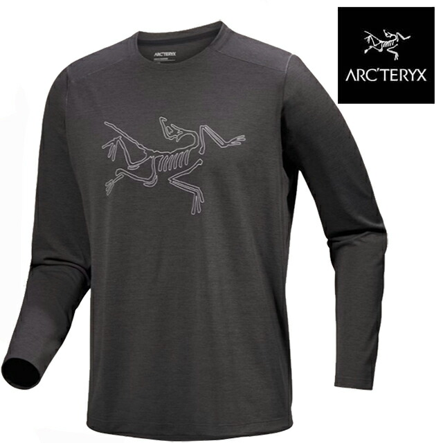 アークテリクス★CORMAC LOGO クルーネック 長袖Tシャツ ARC'TERYX アークテリクス メンズ 長袖クルーネックTシャツ