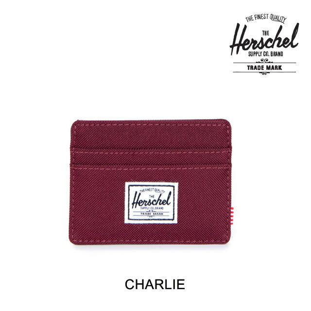 【楽天市場】HERSCHEL ハーシェル 財布 ウォレット CHARLIE WALLET WINDSOR WINE：ACTIVE BOARD