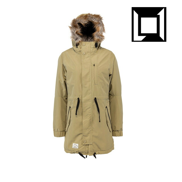 L1 エルワン ジャケット WOMENS FAIRBANKS JACKET KHAKI｜ACTIVE BOARD SELECT