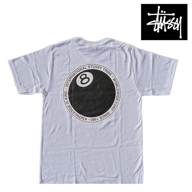 楽天市場】STUSSY ステューシー エイト ボール ドット Tシャツ 8