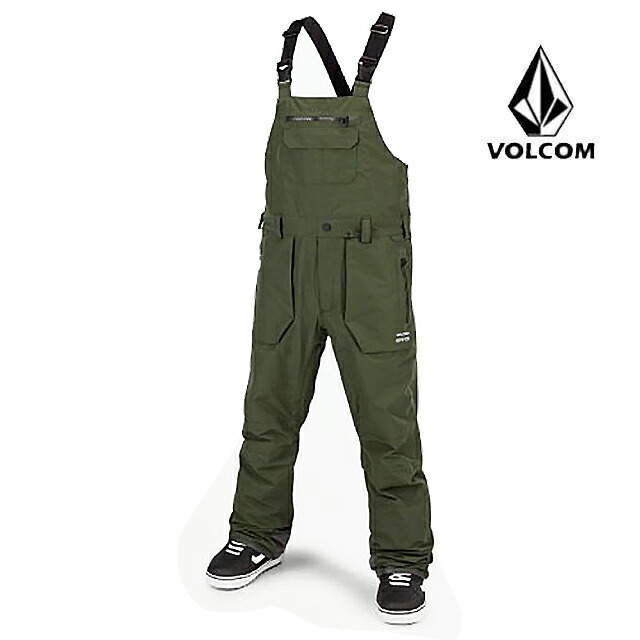 VOLCOM ボルコム レイン ゴア ビブパンツ RAIN GORE BIB OVERALL SAG SATURATED GREEN|ACTIVE BOARD SELECT