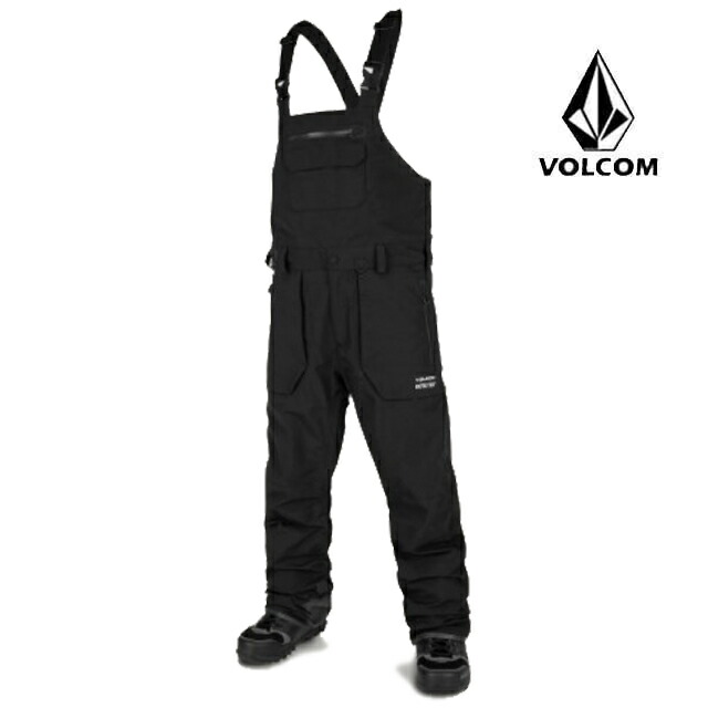 VOLCOM ボルコム 降雨 ゴア ビブパンツ RAIN GORE BIB OVERALL BLK BLACK