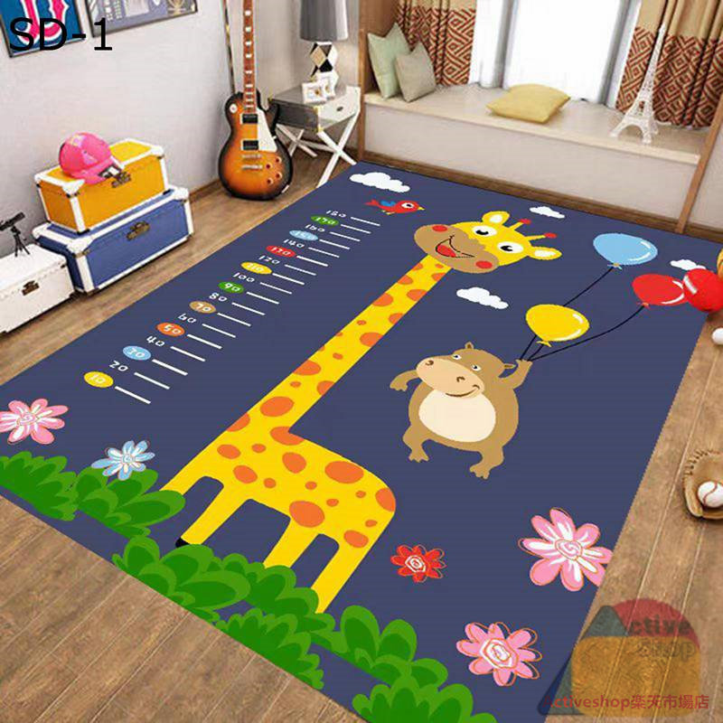 子供部屋カーペット ラグ 大判 ベビー 遊びマット 都市交通 線路プリント さらフワ触感 じゅうたん 滑り止め 防音 防ダニ ベッドルーム 床保護 床暖房対応 掃除しやすい 四季適用