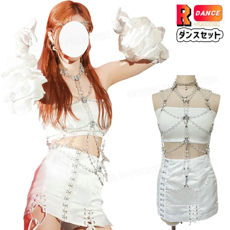 k-pop お召しもの 韓国 偶像 お召しもの キラキラ トップス スコート 上下仕掛ける 白 韓国 ズージャー 社交ダンスお召しもの セットアップ レディース 成年者 水晶 チェーン店 チアダンス 野球クラブ K-popお召しもの 高座お召しもの チアガール 御嬢さん服 hiphop お召しもの 社交ダンス 告げ知らせる会