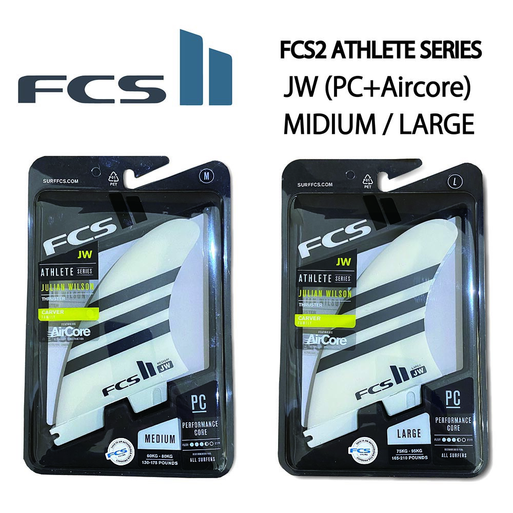 FCS2 ATHLETE SERIES JW PC Aircore MIDIUM LARGE FIN サーフィン エフシーエスツー フィン 買取り実績