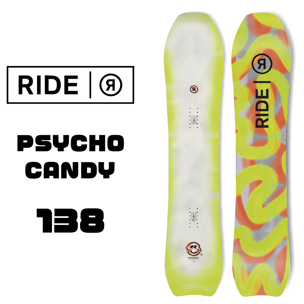 RIDE スノーボード サイコキャンディ138