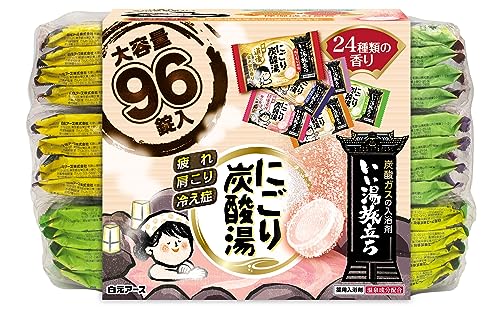 白元アース いい湯旅立ち にごり炭酸湯 96錠の製品写真
