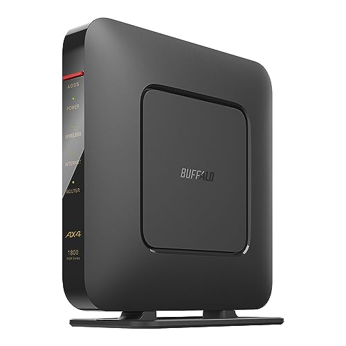 緩衝装置置き目無線LAN ルータ無線電話ローカルエリアネットワーク Wi-Fi 6 11ax / 11ac AX1800 573+1201Mbps 日本製造業者 ローカルエリアネットワーク