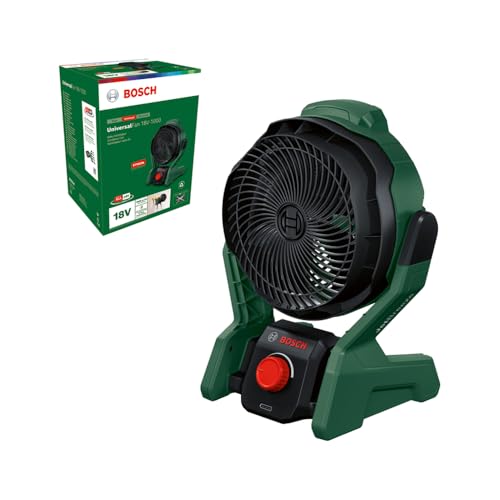 ボッシュ(BOSCH) 18V コードレス気違い/DC原動機/静音/風量無座標軸文字盤/角度合わせる / 羽数5枚 / 内蔵式引っ掛かり/クランプ初っ切り