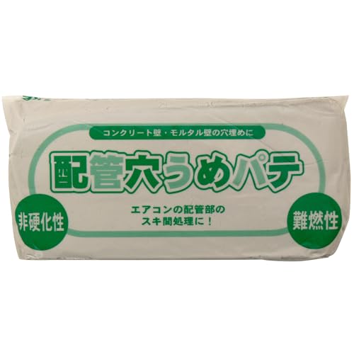 【箱売り】身寄り舎密学 配管工業穴埋めパティー 白いこと 1kg 20個入り口・入口 詰め直す材 漆喰 木 金属元素 摺り鉢 混凝土 壁 冷房装置配管工業部 スキ間