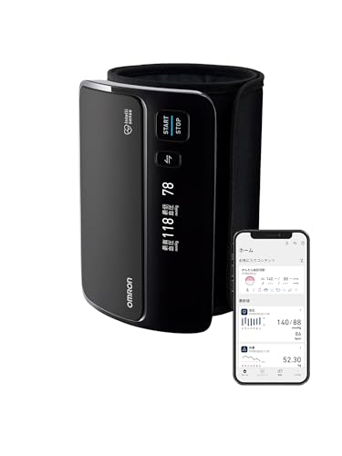 オムロン 上腕式血圧計 HEM-7600つづき物 黒いこと HEM-7600T-BK