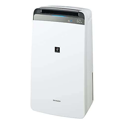 シャープ 衣類乾燥 除湿機 CVS180W ハイパワー 除湿 18L/日 プラズマクラスター 7000 消臭 カビ抑制 部屋干し 上下左右自動ス