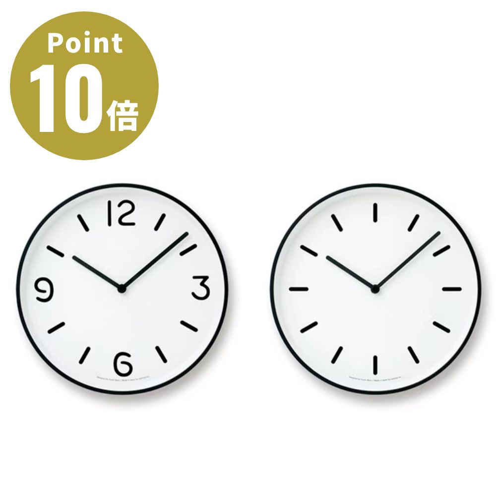 【RCP】LEMNOS MONO Clock（モノクロック） RIKI CLOCK　【タカタレムノス デザイン雑貨 壁掛け時計 ウォールクロック スタイリッシュ インテアリア 北欧 リビング ダイニング キッチン オフィス 店舗】