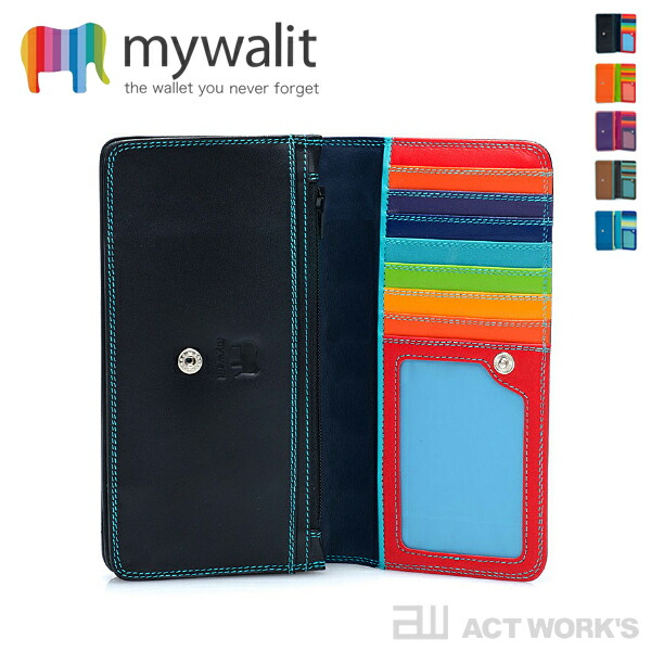 偉大な 全5色 Mywalit 長財布 My1002 ミディアムパースウォレット マイワリット 定期入れ パスケース デザイン雑貨 小銭入れ ロングウォレット レザー 皮革 札入れ カードケース 硬貨 イタリア マイウォリット イタリア革 爆安プライス Www Nripost Com